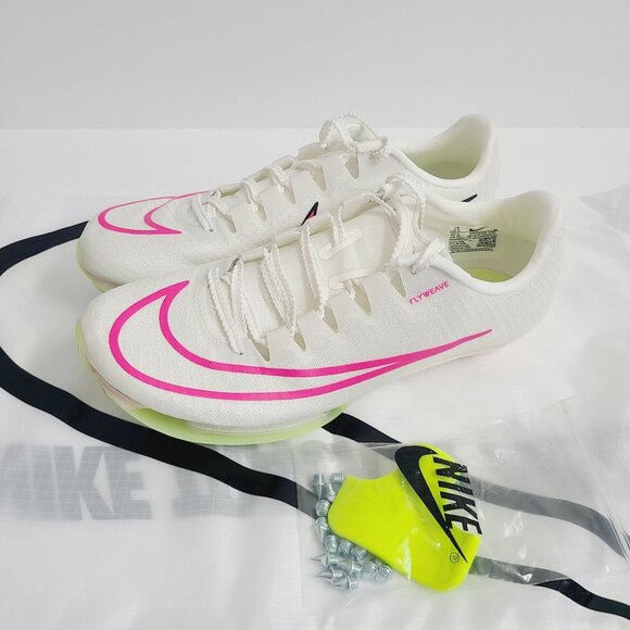 NEW Nike Air Zoom Maxfly Track & Field Shoes SPIKES DH5359-100 Size 5.5 Sail